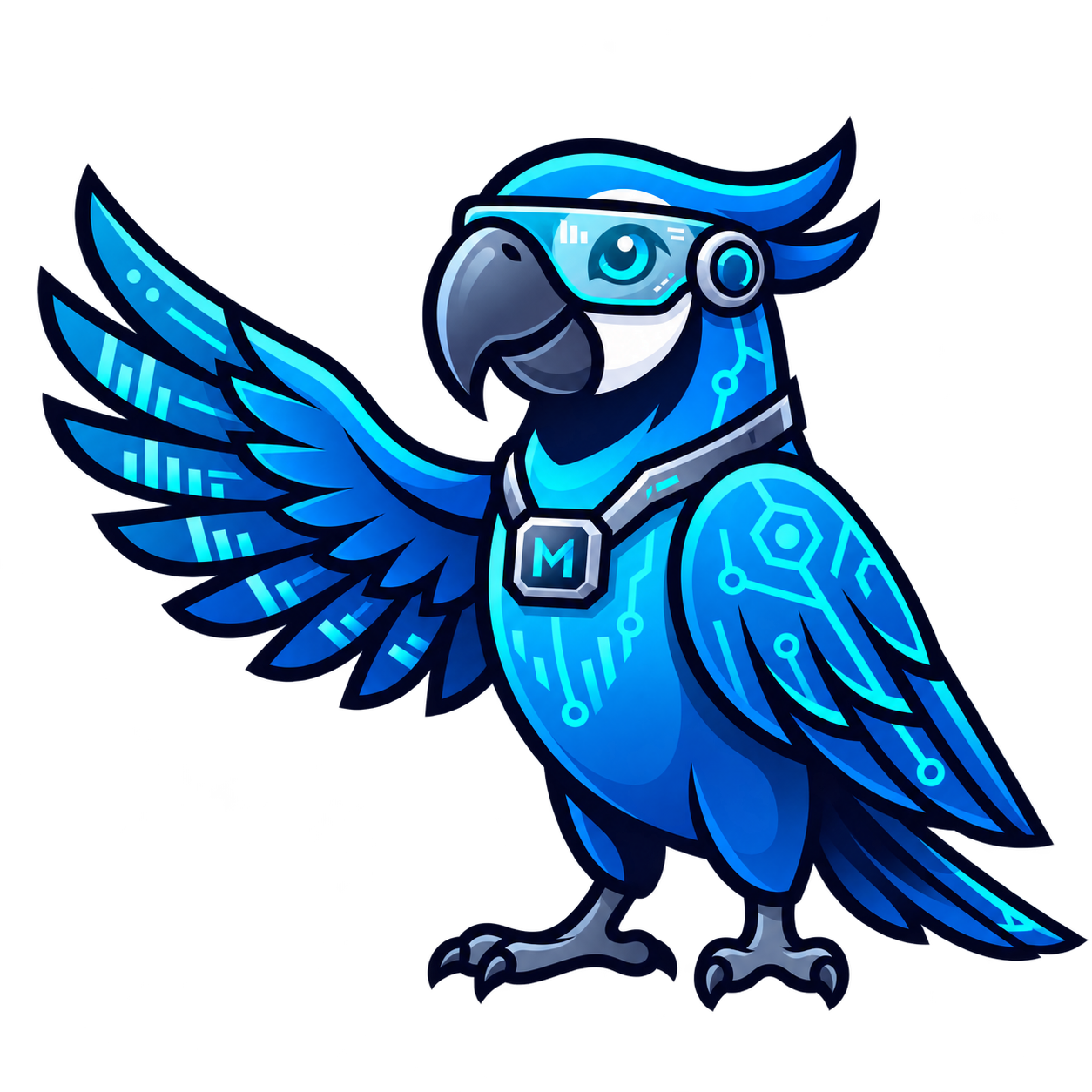 Ararinha-azul, mascote do Metricast